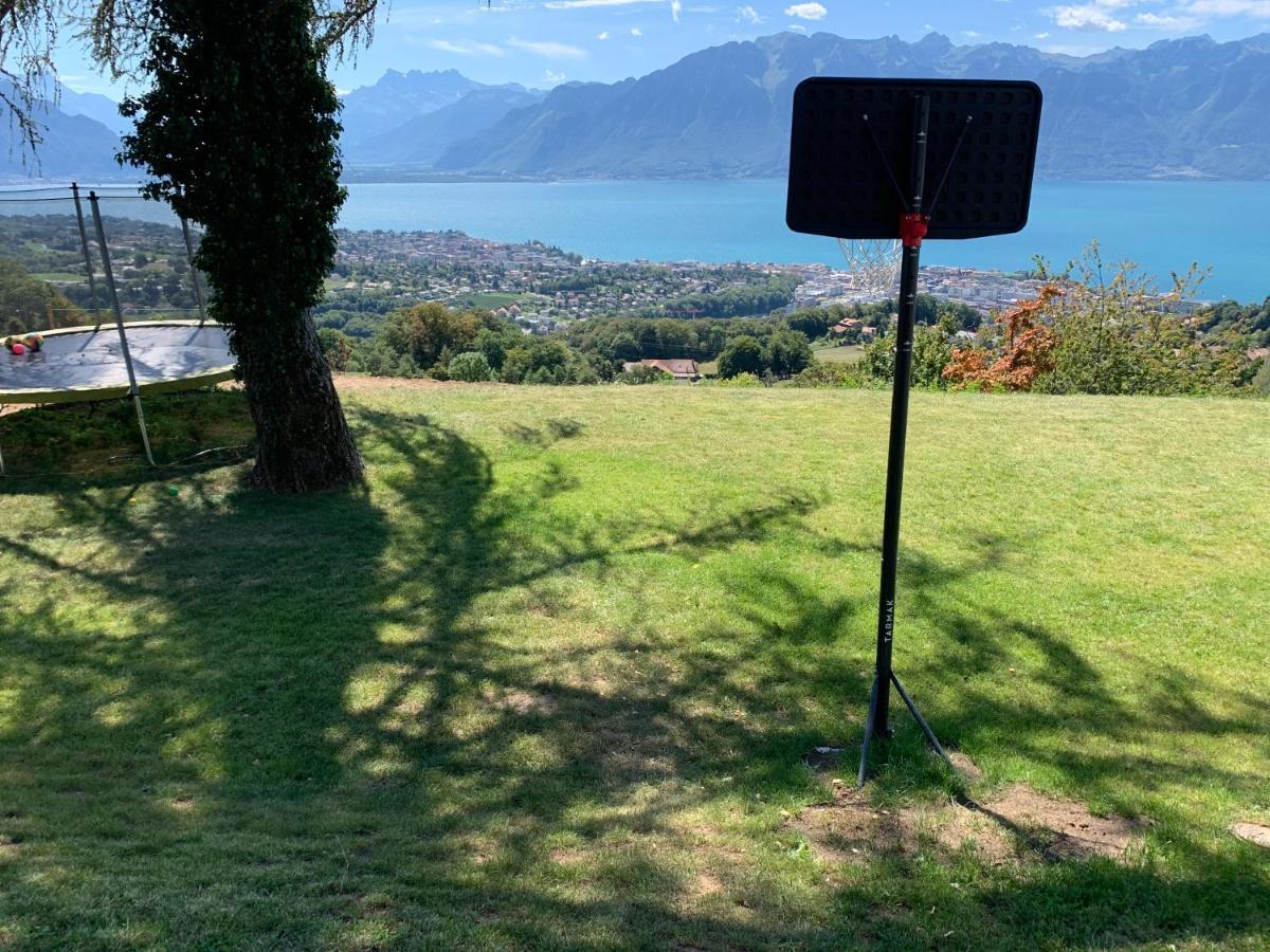 Appartement Moderne Avec Vue Panoramique A Jongny Proche De Montreux Dış mekan fotoğraf