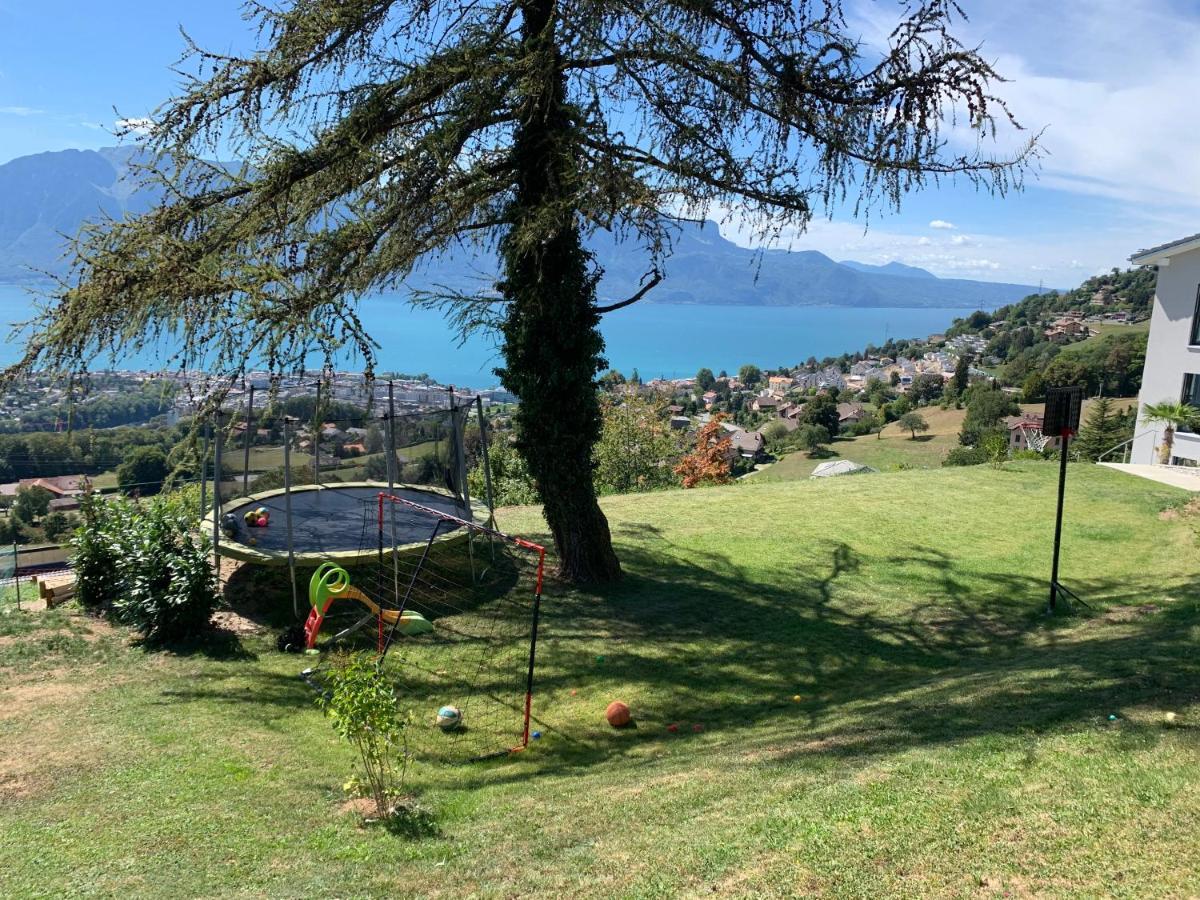 Appartement Moderne Avec Vue Panoramique A Jongny Proche De Montreux Dış mekan fotoğraf