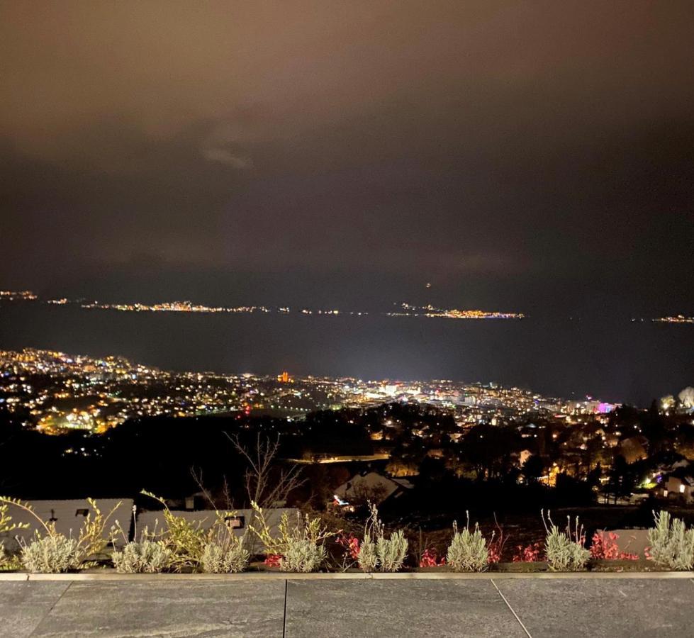 Appartement Moderne Avec Vue Panoramique A Jongny Proche De Montreux Dış mekan fotoğraf