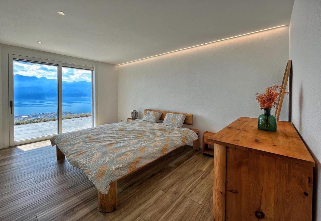 Appartement Moderne Avec Vue Panoramique A Jongny Proche De Montreux Dış mekan fotoğraf