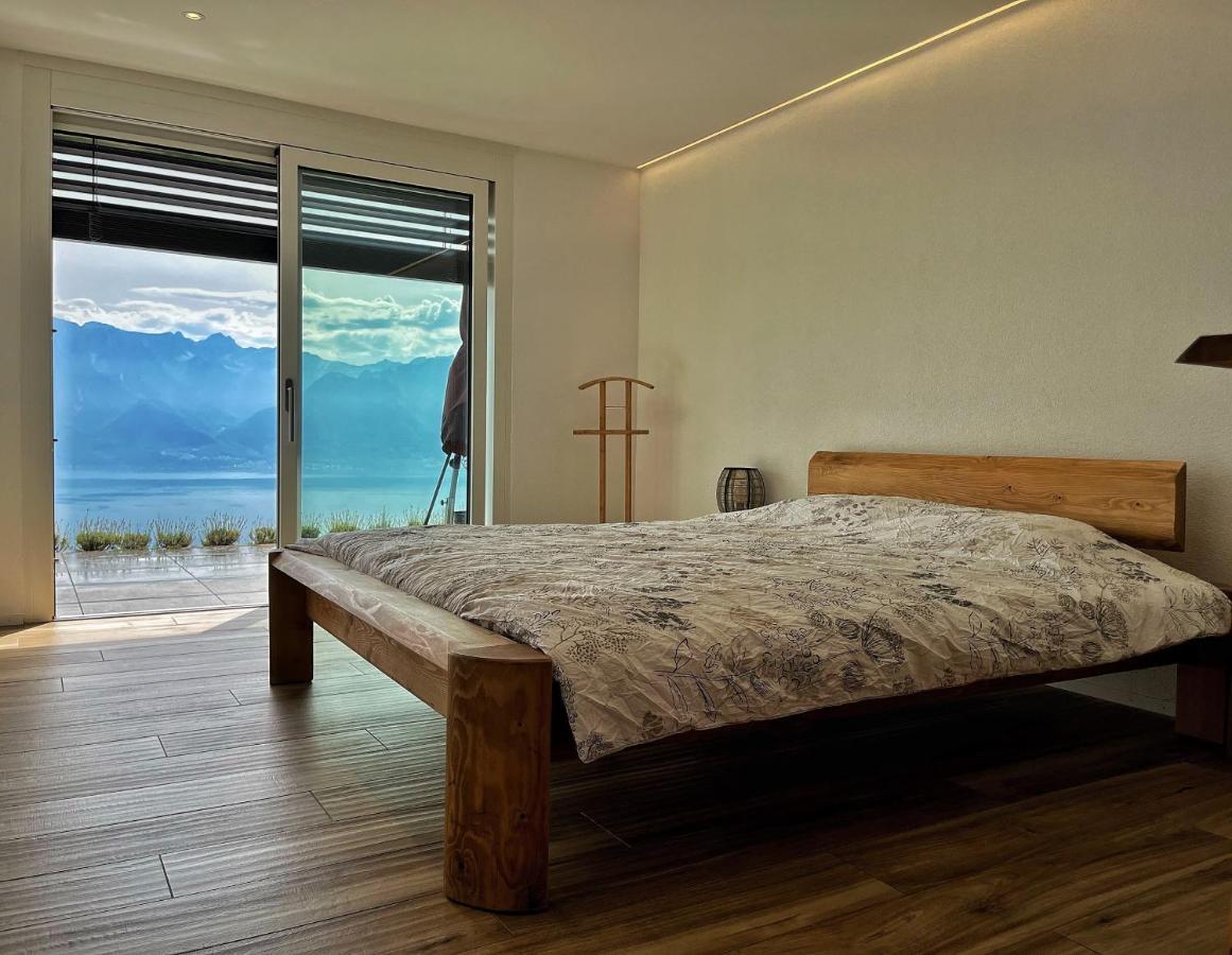 Appartement Moderne Avec Vue Panoramique A Jongny Proche De Montreux Dış mekan fotoğraf