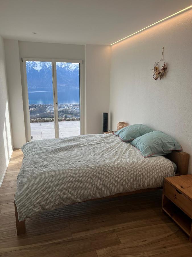 Appartement Moderne Avec Vue Panoramique A Jongny Proche De Montreux Dış mekan fotoğraf