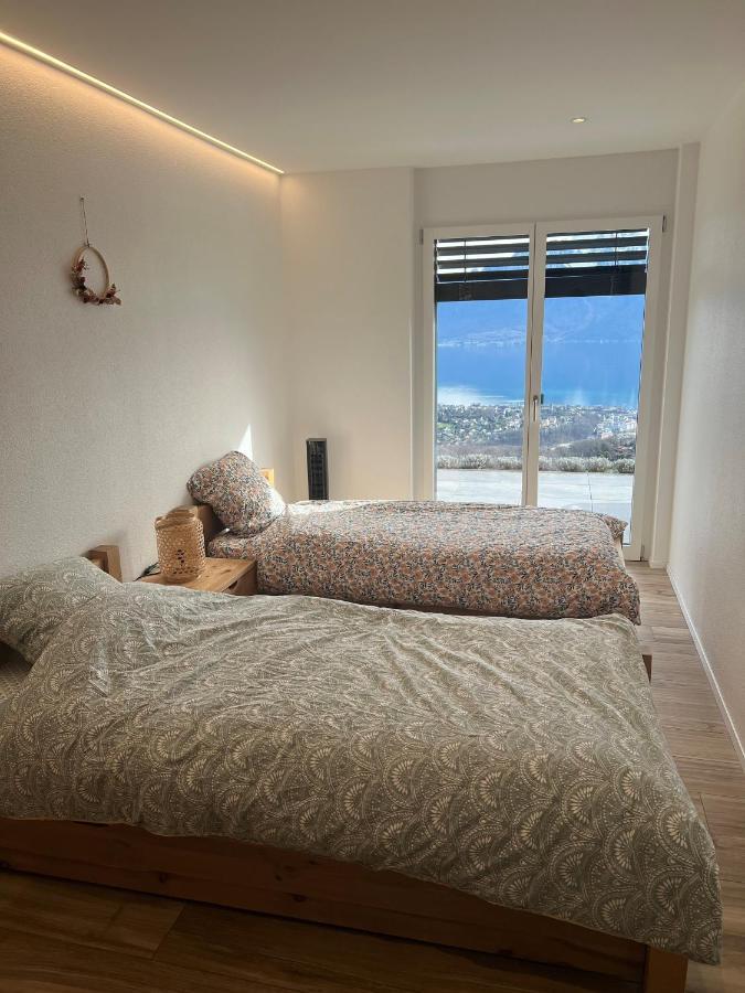Appartement Moderne Avec Vue Panoramique A Jongny Proche De Montreux Dış mekan fotoğraf
